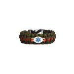 Cordell Paracord Combat Medic zelená khaki – Zboží Dáma