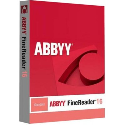 ABBYY FineReader 16 Standard 1 zařízení 1 rok, FRSW-FMYL-X – Sleviste.cz