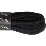 Kulaté černé tenké bavlněné tkaničky 90 cm – Zboží Mobilmania