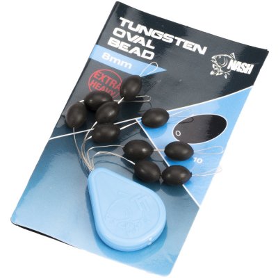 Kevin Nash Těžké korálky Tungsten Oval Beads 8mm 10ks – Hledejceny.cz