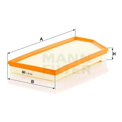 MANN FILTER Vzduchový filtr C 45 004 – Hledejceny.cz