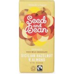 Seed and Bean čokoláda mléčná Lískový oříšek a mandle 85 g – Hledejceny.cz