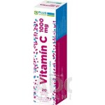 Plus Lékárna Vitamin C 1000 mg příchuť malina 20 šumivých tablet – Hledejceny.cz