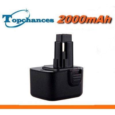 TopTechnology Black & Decker PS130, A9252, A9275, A9266, PS130A, FS12 2000mAh 12V Ni-MH - neoriginální – Zboží Mobilmania