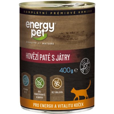 Energy Pet paté kočka hov s játry 400 g