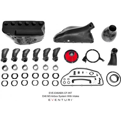 Eventuri hybridní karbonové sání pro BMW E46 M3, obsahuje: airbox + sání – Hledejceny.cz