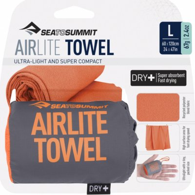 SEA TO SUMMIT AIRLITE TOWEL 45 x 108 cm L Pacific Blue – Zbozi.Blesk.cz