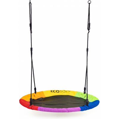 EcoToys zahradní houpačka Čapí hnízdo 100 cm barevná – Zbozi.Blesk.cz