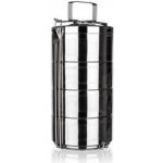 Nerezový termojídlonosič Banquet Akcent 4 patra – Sleviste.cz