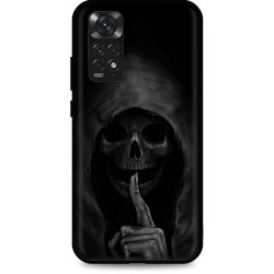 Pouzdro TopQ Xiaomi Redmi Note 11 silikon Dark Grim Reaper