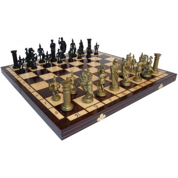 Dřevěné šachy Spartan