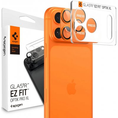 Spigen Glass tR EZ Fit Optik Pro XL 1 kus, oranžové - iPhone 17 Pro (AGL10645) – Zboží Živě