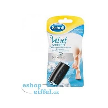 Scholl Velvet Smooth středně drsná s mořskými minerály 2 ks