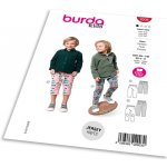 Střih Burda 9208 - Dětské běžecké kalhoty – Zboží Dáma