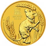 Perth Mint The Perth Mint zlatá mince Gold Lunární Série III Rok Myši 1/4 oz – Hledejceny.cz