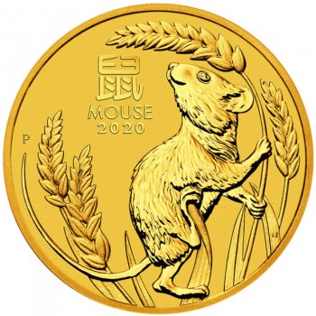 Perth Mint The Perth Mint zlatá mince Gold Lunární Série III Rok Myši 1/4 oz
