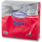 Wimex ubrousky 2V červené 50ks 33x33cm – Sleviste.cz