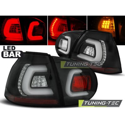 Zadní světla LED Lightbar VW Golf V/5 03-09 černá – Zboží Mobilmania