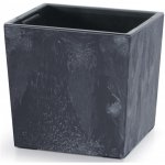 Prosperplast Květináč URBI SQUARE LOW EFFECT 30 cm antracit – Zboží Dáma