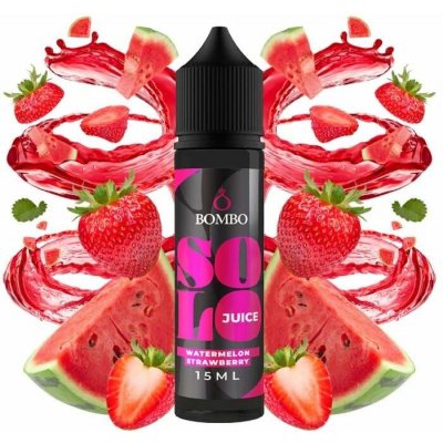 Bombo Solo Juice S & V Watermelon Strawberry 15 ml – Zboží Mobilmania