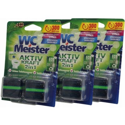 WC Meister 2v1 speciální kostky do WC nádržky s vůní oceánu 2 ks – HobbyKompas.cz