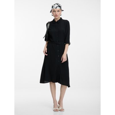 Orsay šaty košilové šaty černá – Zboží Dáma