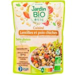 Jardin Bio Hotový pokrm bezlepkový vařená čočka s cizrnou Bio 250 g – Zboží Dáma