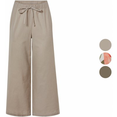 Esmara Dámské lněné kalhoty XXL hnědá – Hledejceny.cz