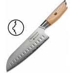 Santoku nůž XinZuo Lan B37S 7" Těhotnej kuchař – Zboží Dáma