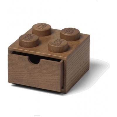 LEGO® Wood box hnědá 15.8 cm 11.4 cm 15.8 cm – Zboží Mobilmania