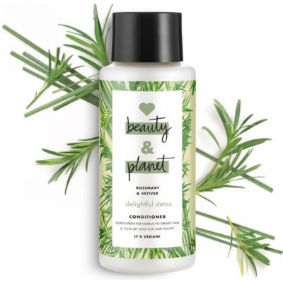 Love Beauty & Planet Rozmarýn a Vetiver Detoxikační kondicionér 400 ml – Zbozi.Blesk.cz