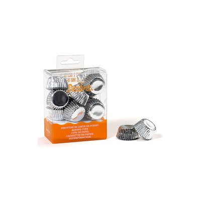 Decora Cukrářské košíčky 27 x 17 mm - STŘÍBRNÉ 60 ks – Zboží Dáma