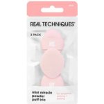 Real Techniques Mini Miracle Powder Puff mini labutěnky na pudrové produkty 1 balení růžová – Hledejceny.cz