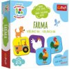 Hračka pro nejmenší Trefl Farma vzdělávací společenská hra v krabici 20x20x5 cm 24m+
