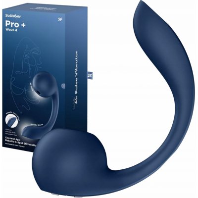 Satisfyer Pro+ Wave 4 silikonový ovládaný mobilní aplikací – Zboží Dáma