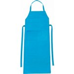 CG Workwear Zástěra Verona s laclem a kapsou 90x75 cm modrá tyrkysová CGW1146 – Hledejceny.cz