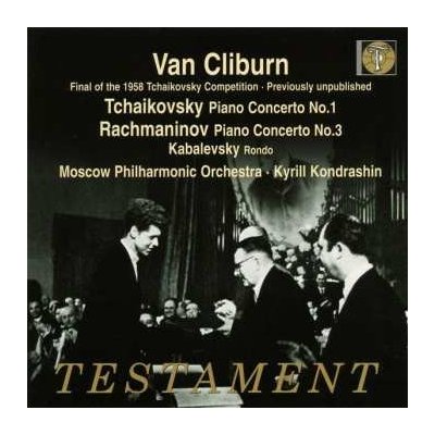Van Cliburn - Final Of The 1958 Tchaikovsky Competition Previously Unpublished Tchaikovsky Piano Concerto No.1 Rachmaninov Piano Concerto CD – Hledejceny.cz