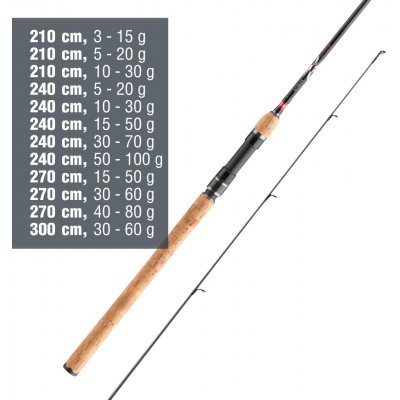Daiwa Ninja X Spin 2,1 m 10-30 g 2 díly – Sleviste.cz