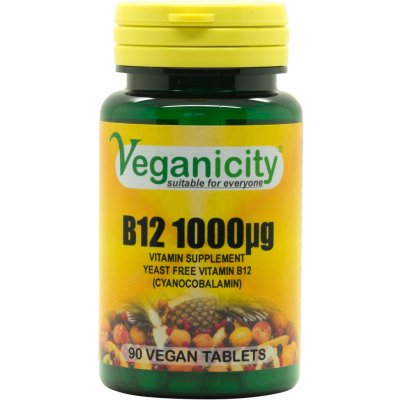 Veganicity Vitamín B12 1000 µg 90 tablet