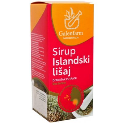 GALENFARM Sirup s islandským lišejníkem 200 ml