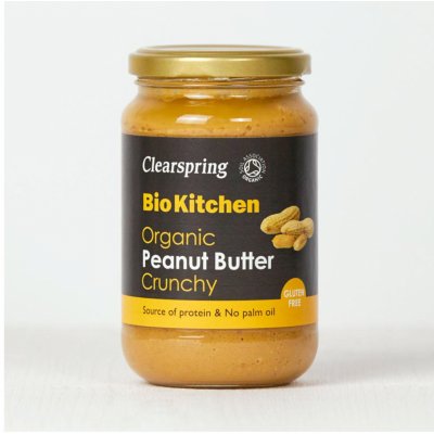 Clearspring arašídové máslo křupavé BIO 350 g