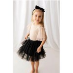 Lily Grey tylová sukně s volánkem černá – Zboží Dáma