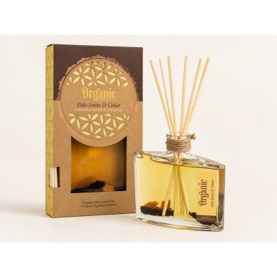 Organic tyčinkový difuzér Palo Santo & Cedar 150 ml – Hledejceny.cz