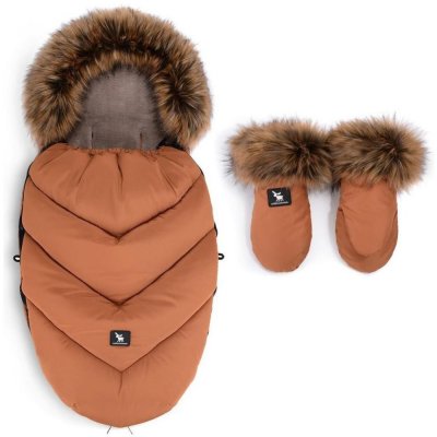 COTTONMOOSE Set zimní rukavice a rukávník Moose MINI Yukon Amber – Sleviste.cz