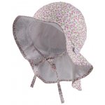 STERNTALER Klobouk s ochranou krku květiny organická UV + bílá holka – Sleviste.cz