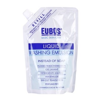 Eubos Basic Skin Care Blue mycí emulze bez parfemace náhradní náplň 400 ml