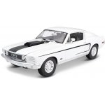 Maisto Ford Mustang GT Cobra Jet 1968 bílá 1:18 – Zboží Dáma
