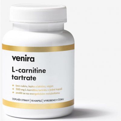 Venira L-karnitin tartrát 90 kapslí – Hledejceny.cz
