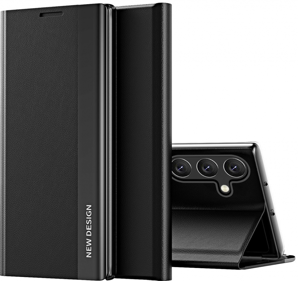 Pouzdro Beweare Sleep Flip SView Cover Samsung Galaxy A54 5G - černé