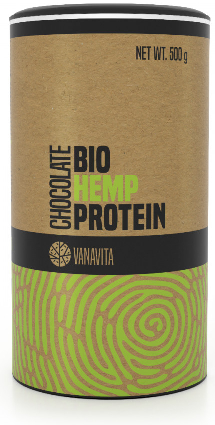 GymBeam VanaVita BIO Konopný protein 500 g